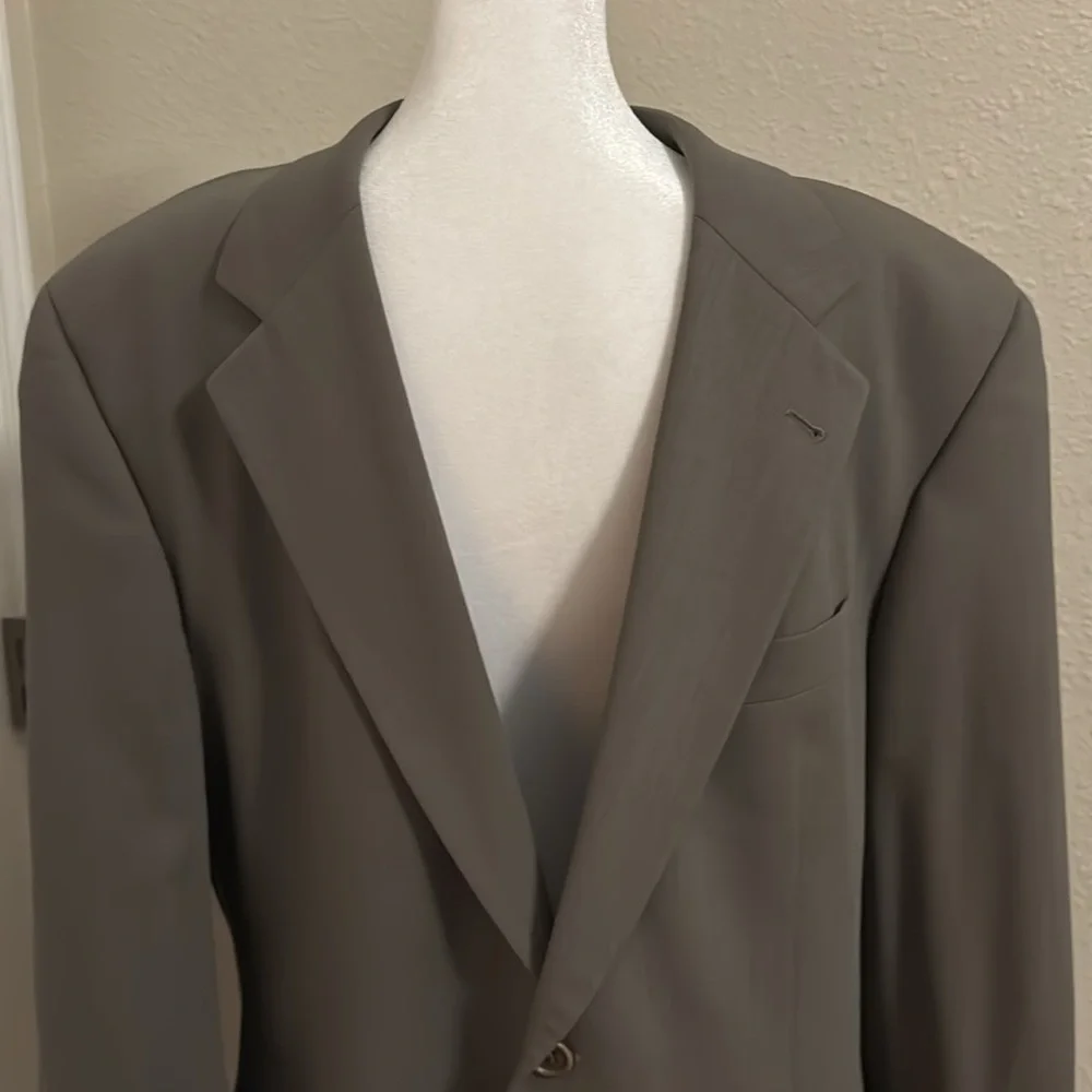 Hugo Boss DaVinci Lucca Blazer Suit Jacket Size 42R Virgin Wool Super 100